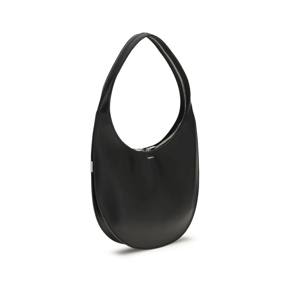 Coperni Black Calf Leather Bos Taurus Shoulder Bag by Coperni
