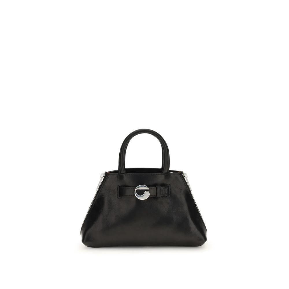 Coperni Black Calf Leather Bos Taurus Shoulder Bag by Coperni