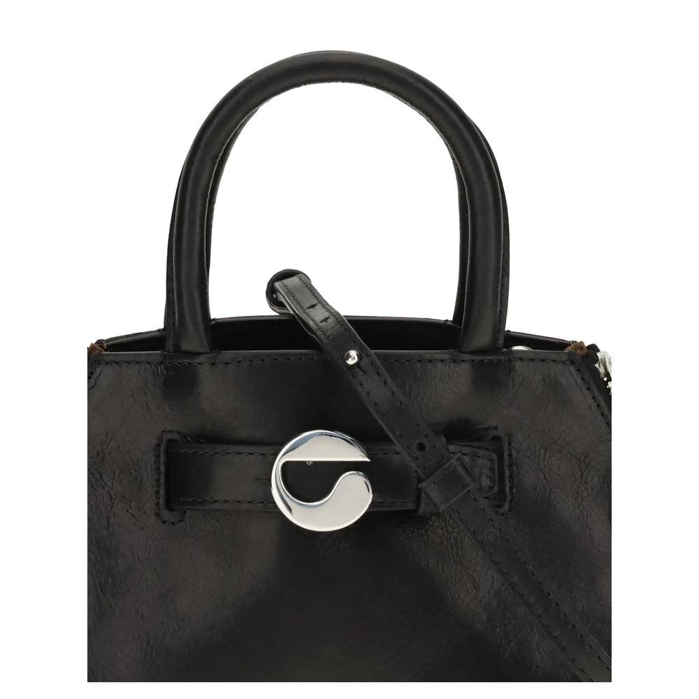 Coperni Black Calf Leather Bos Taurus Shoulder Bag by Coperni