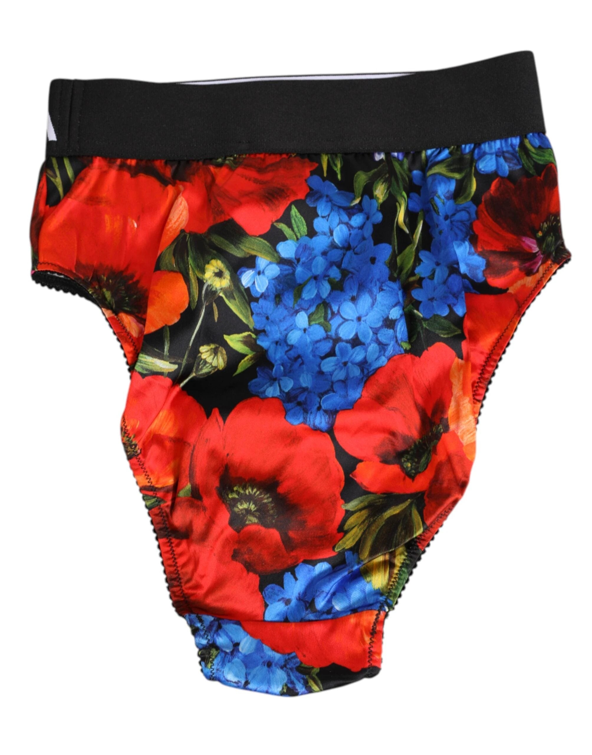 Dolce & Gabbana Multicolor Floral Print High Waist Panty Underwear by Dolce & Gabbana