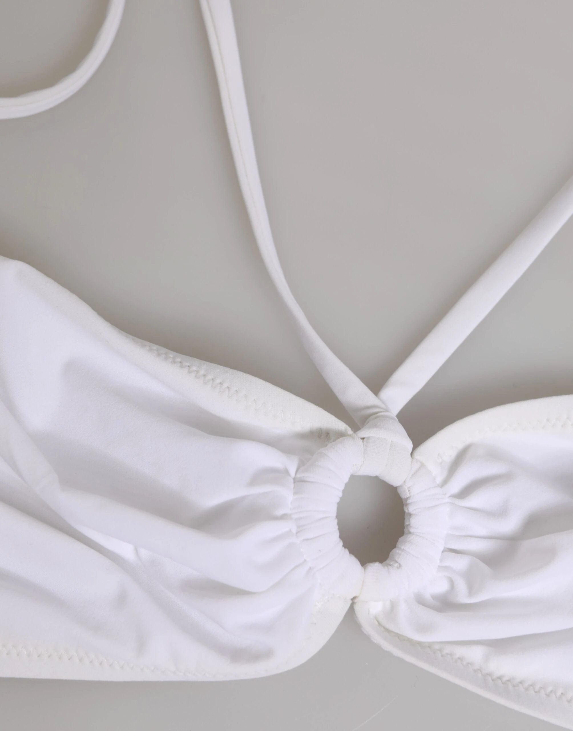 Dolce & Gabbana White Logo Swimsuit 2 Piece Top Bottom Swimwear by Dolce & Gabbana