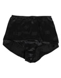 Dolce & Gabbana Black Silk Stretch High Waist Girdle Underwear by Dolce & Gabbana