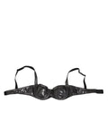 Dolce & Gabbana Black Acetate Stretch Balconette Bra Underwear by Dolce & Gabbana