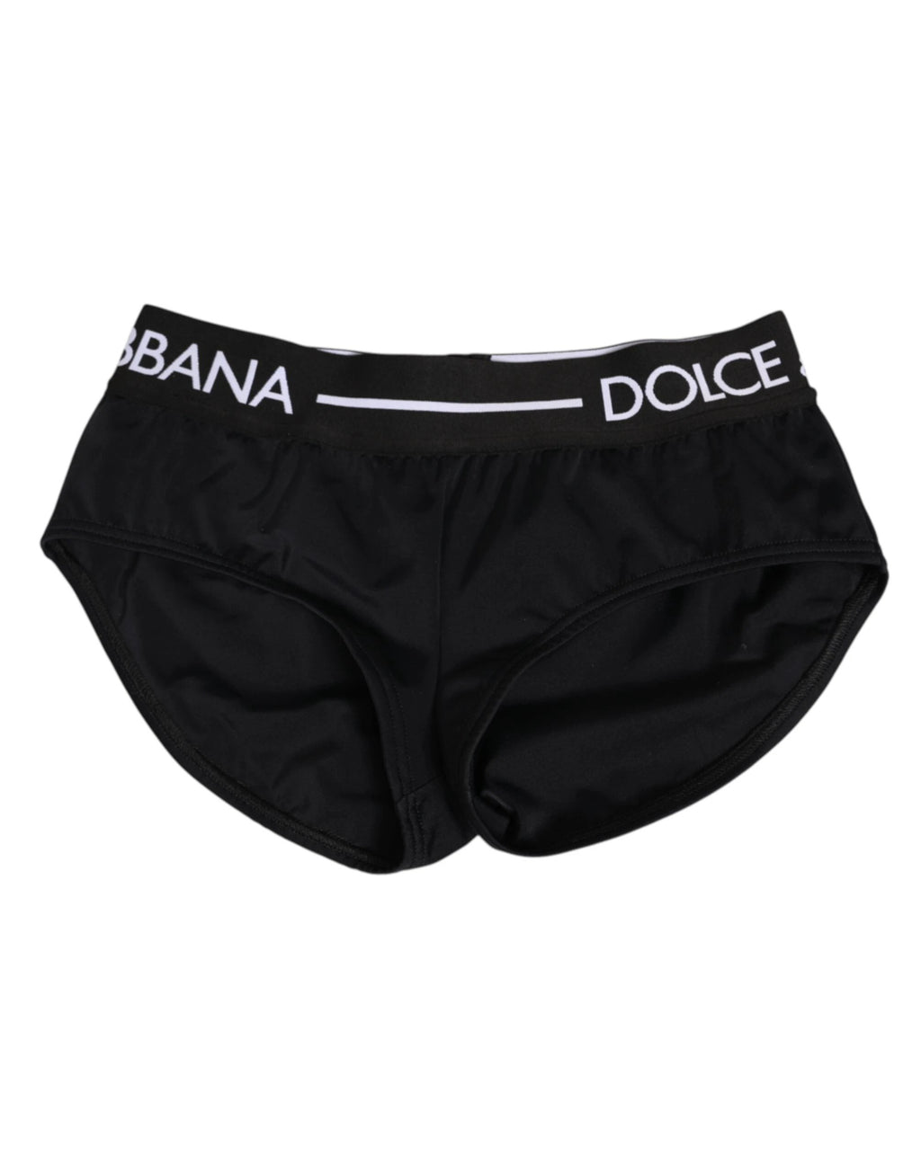 Dolce & Gabbana Black Nylon Logo Waistband Shorts Underwear by Dolce & Gabbana