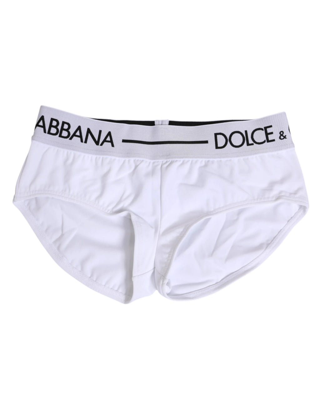 Dolce & Gabbana White Nylon Logo Waistband Shorts Underwear by Dolce & Gabbana