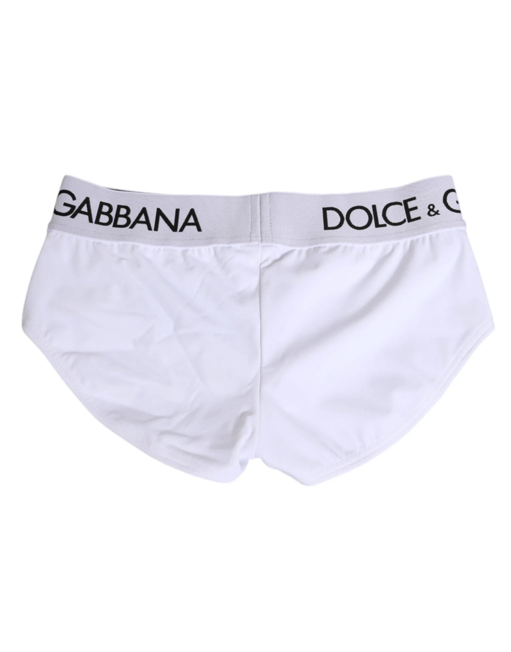 Dolce & Gabbana White Nylon Logo Waistband Shorts Underwear by Dolce & Gabbana