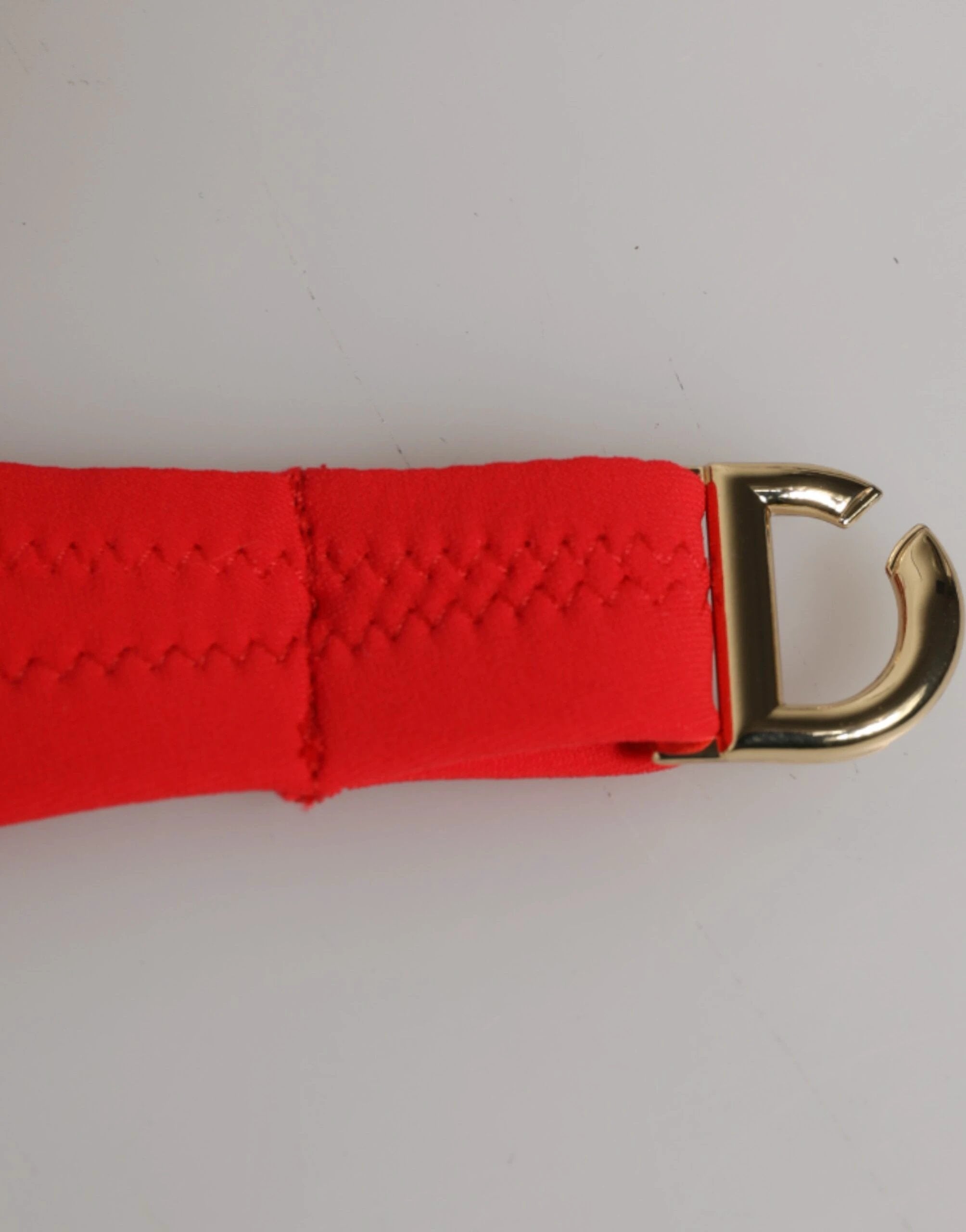 Dolce & Gabbana Red Nylon Swimsuit 2 Piece Top Bottom Swimwear by Dolce & Gabbana