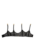Dolce & Gabbana Black Floral Lace Nylon Strap Garter Underwear by Dolce & Gabbana