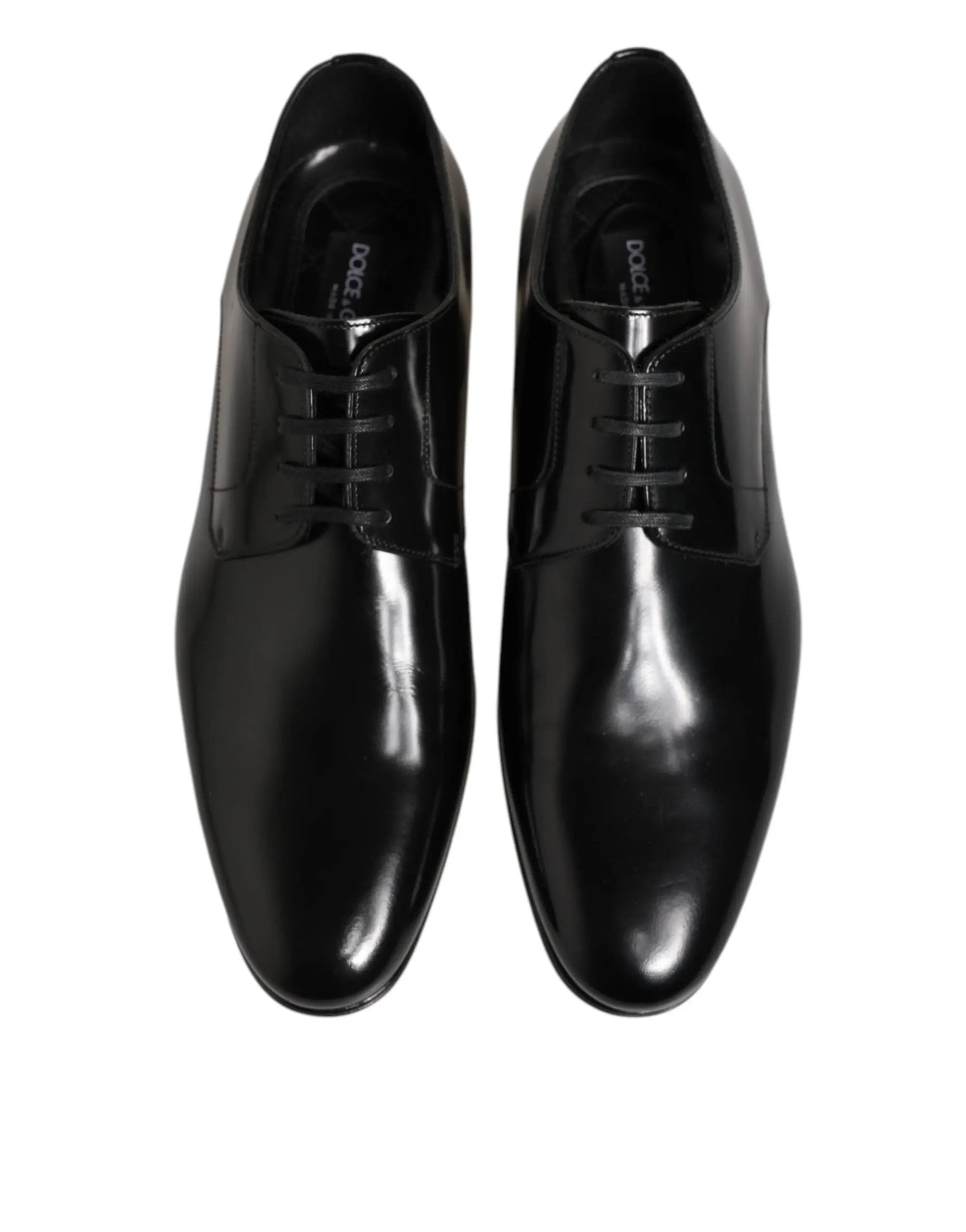 Chaussures habillées Derby pour homme Dolce &amp; Gabbana en cuir de veau noir