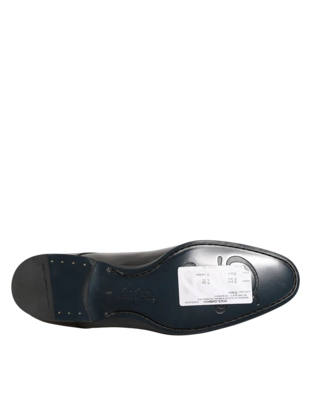 Chaussures habillées Derby pour homme Dolce &amp; Gabbana en cuir de veau noir
