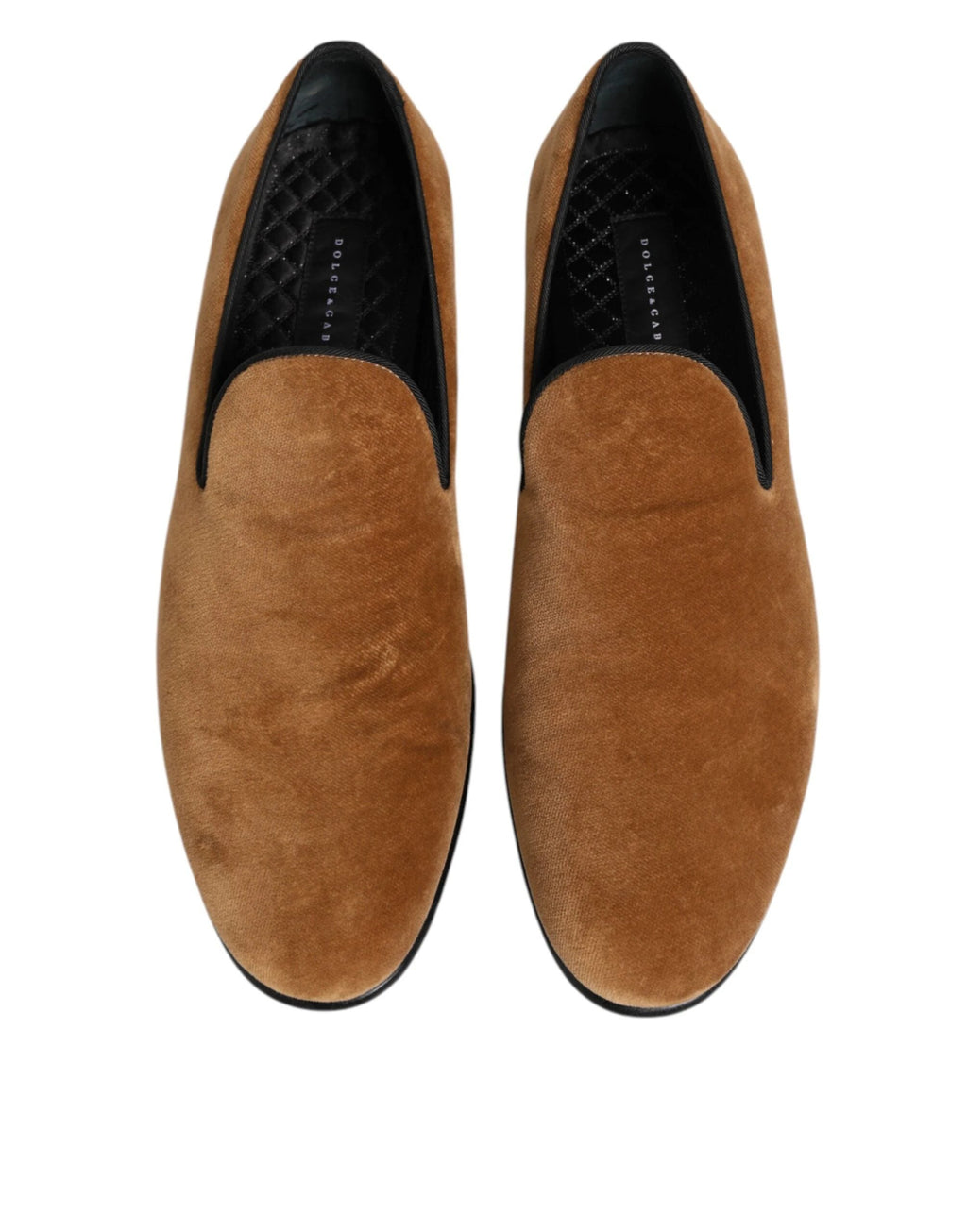 Dolce & Gabbana Brown Suede Slip On Men Loafers Formal Shoes by Dolce & Gabbana