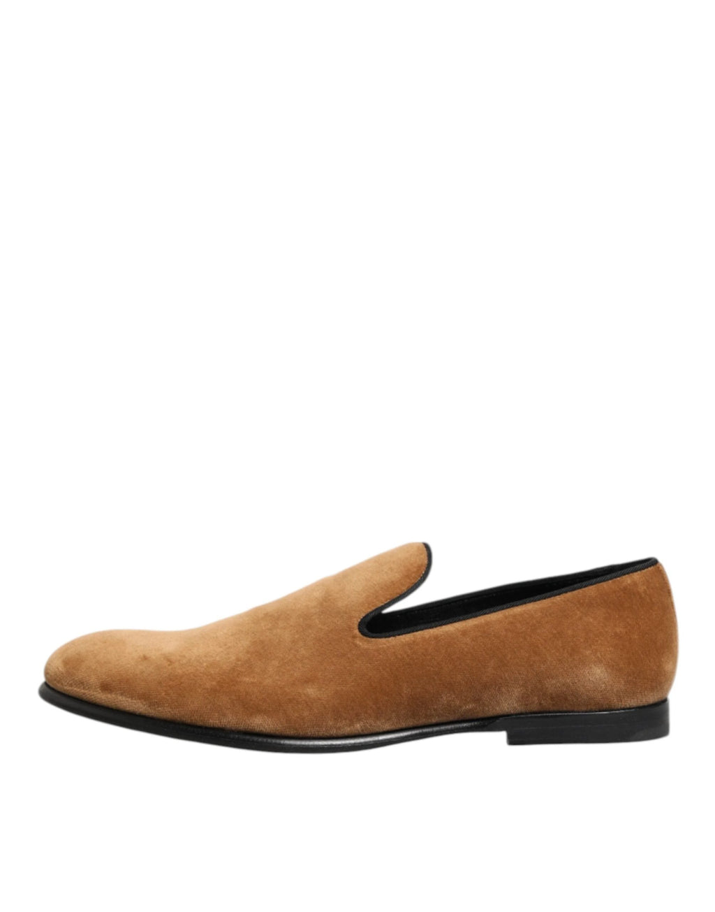 Dolce & Gabbana Brown Suede Slip On Men Loafers Formal Shoes by Dolce & Gabbana