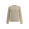 Sweat-shirt en coton beige Golden Goose