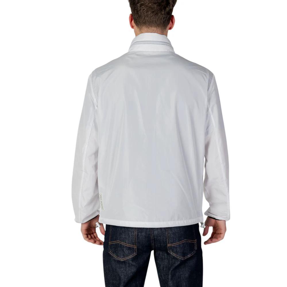 Armani Exchange White Polyester Shell Jacket by Armani Exchange