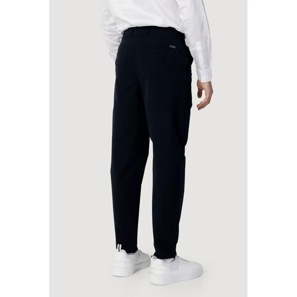 Armani Exchange Blue Cotton Casual Pants by Armani Exchange