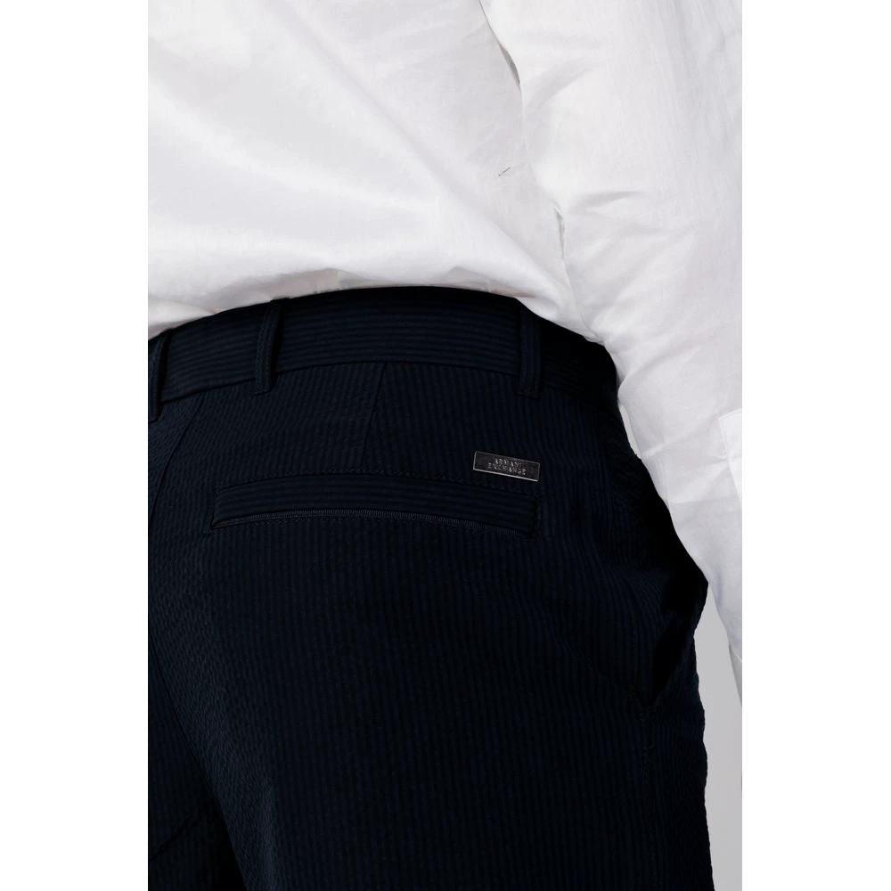 Armani Exchange Blue Cotton Casual Pants by Armani Exchange