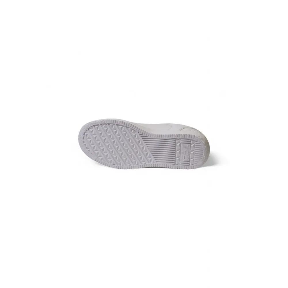 Baskets de sport EA7 Emporio Armani blanches en polyester