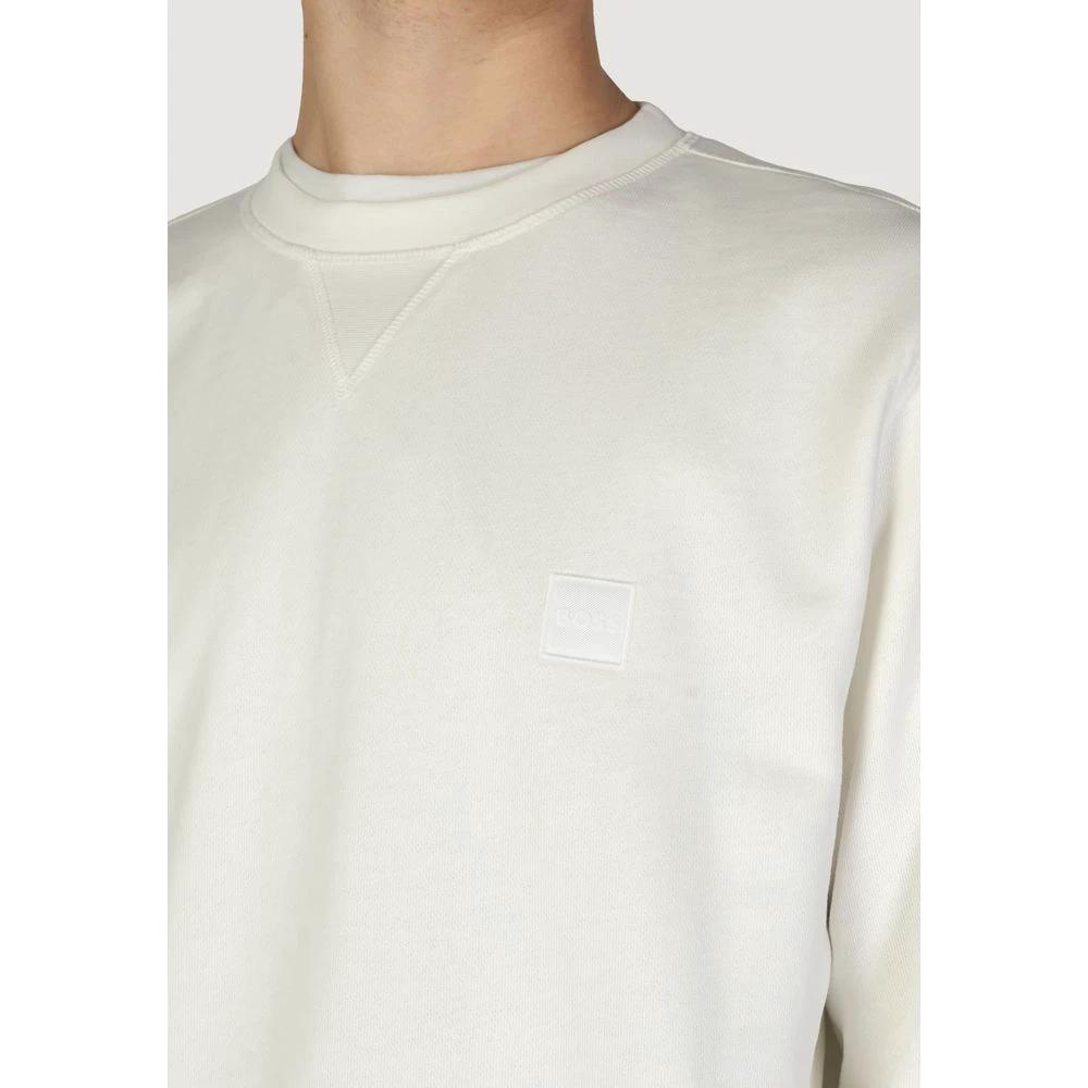 Hugo Boss White Cotton Sweatshirt by Hugo Boss