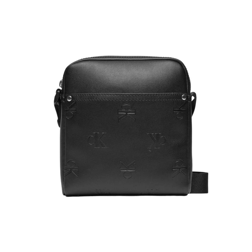 Calvin Klein Jeans Black Polyethylene Messenger Bag by Calvin Klein Jeans