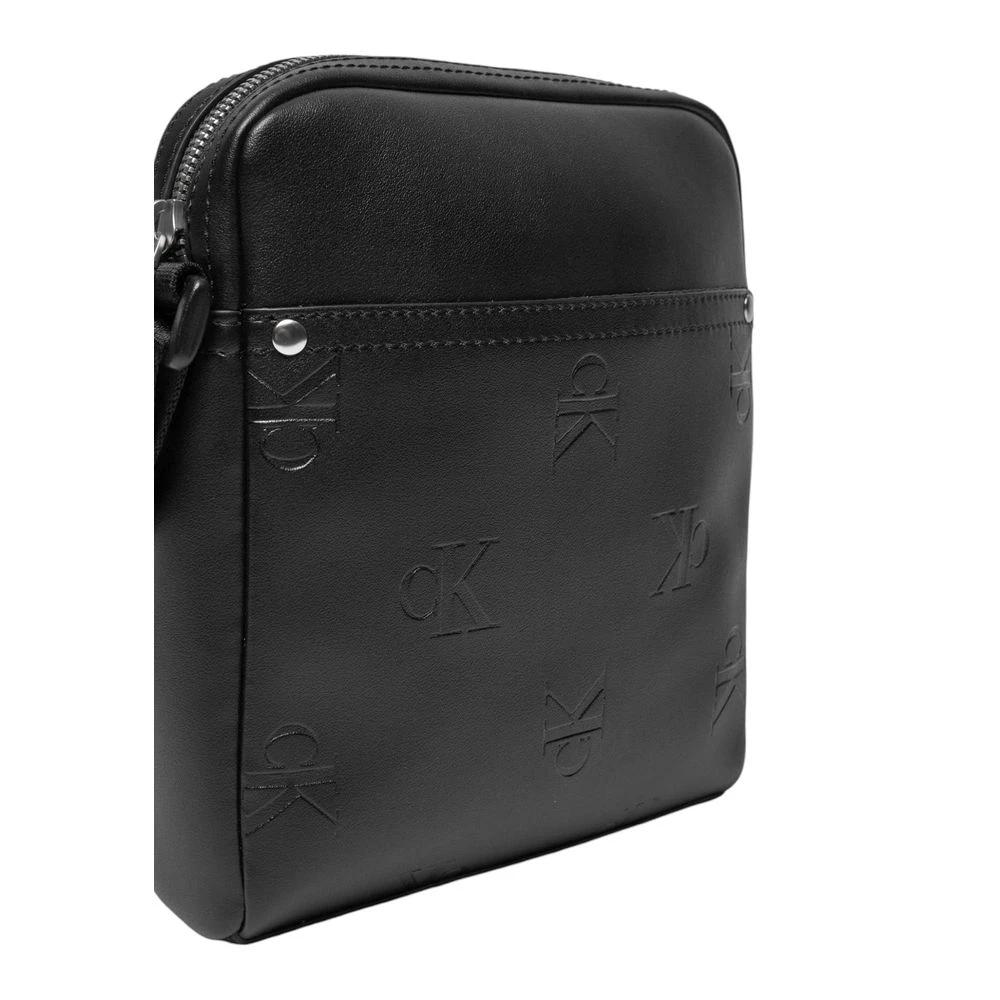 Calvin Klein Jeans Black Polyethylene Messenger Bag by Calvin Klein Jeans