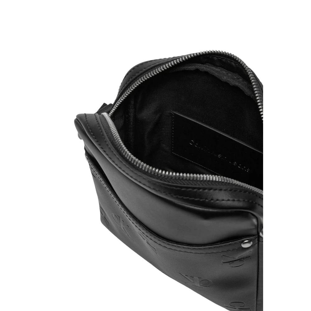 Calvin Klein Jeans Black Polyethylene Messenger Bag by Calvin Klein Jeans