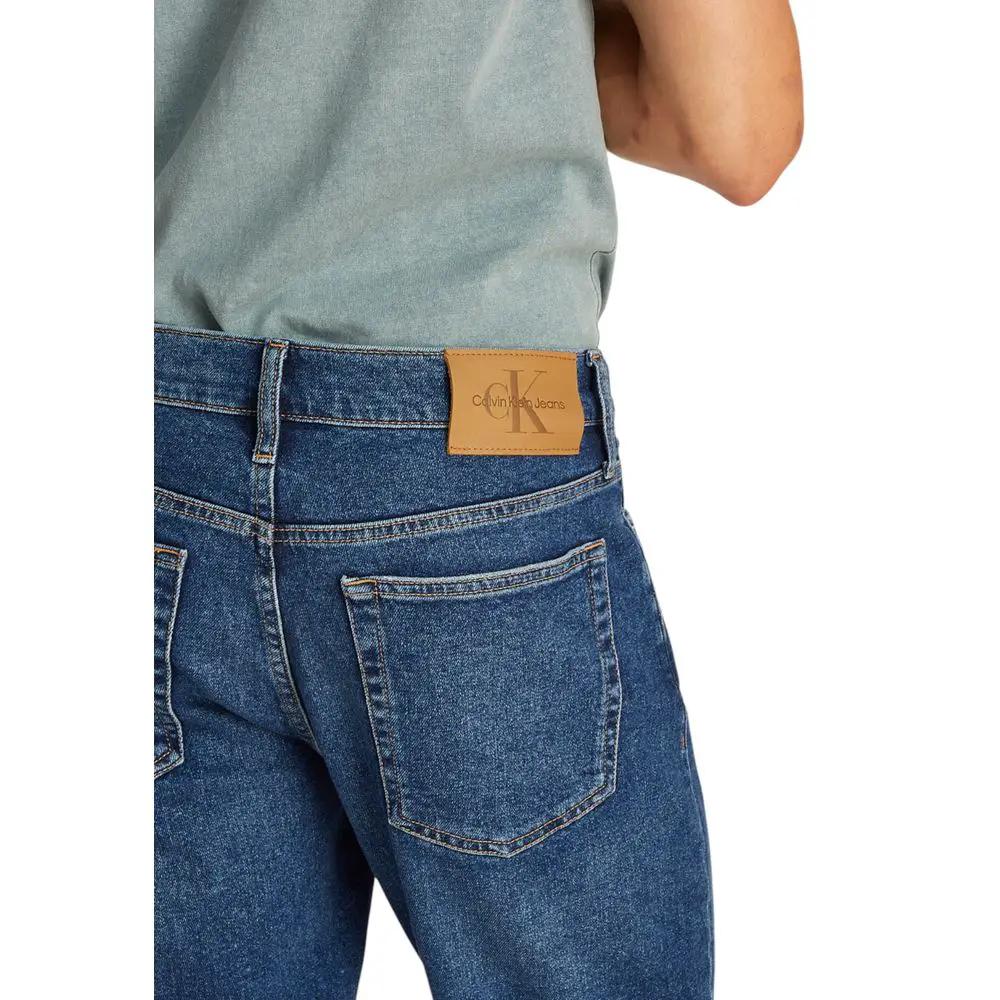 Calvin Klein Jeans Blue Cotton Bermuda Shorts