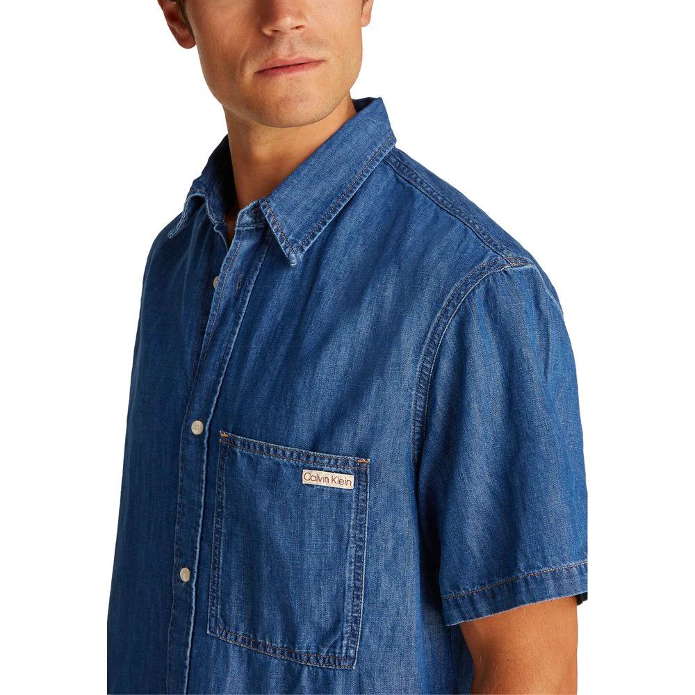 Calvin Klein Jeans Blue Cotton False by Calvin Klein Jeans
