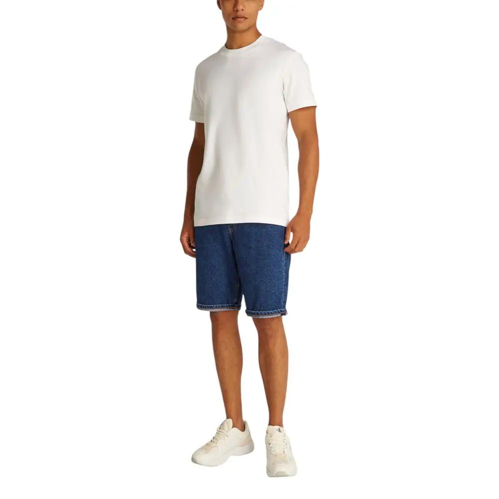Calvin Klein Jeans Blue Cotton Bermuda Shorts