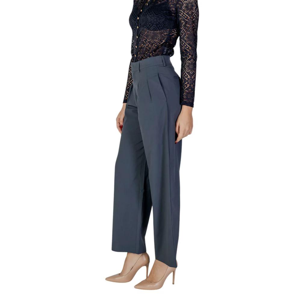 Calvin Klein Jeans Gray Recycled Polyester Casual Pants