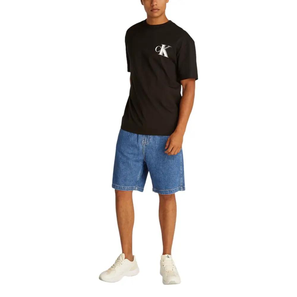 Bermuda en coton bleu Calvin Klein Jeans