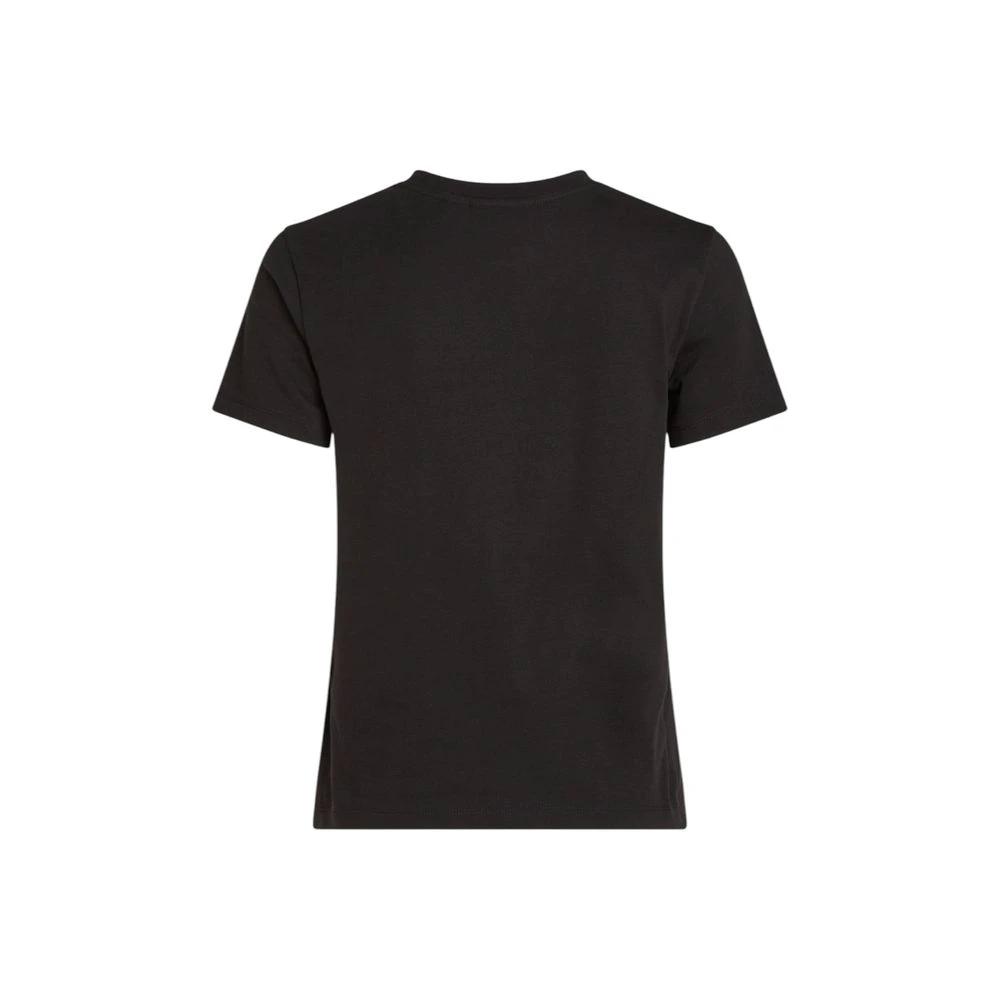Calvin Klein Jeans Black Recycled Cotton T-Shirt by Calvin Klein Jeans