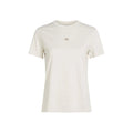 Calvin Klein Jeans Beige Recycled Cotton T-Shirt by Calvin Klein Jeans