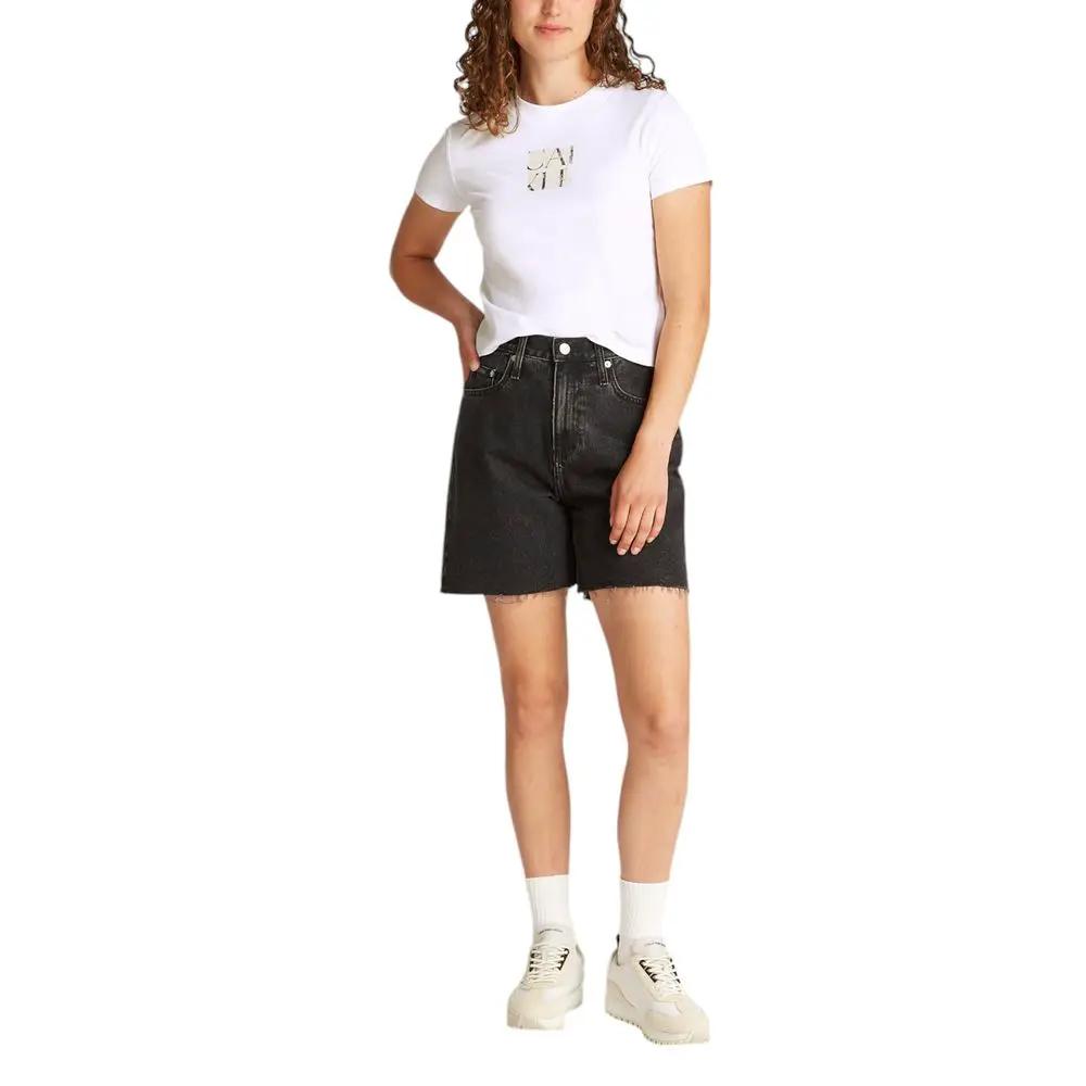 Calvin Klein Jeans White Recycled Cotton T-Shirt