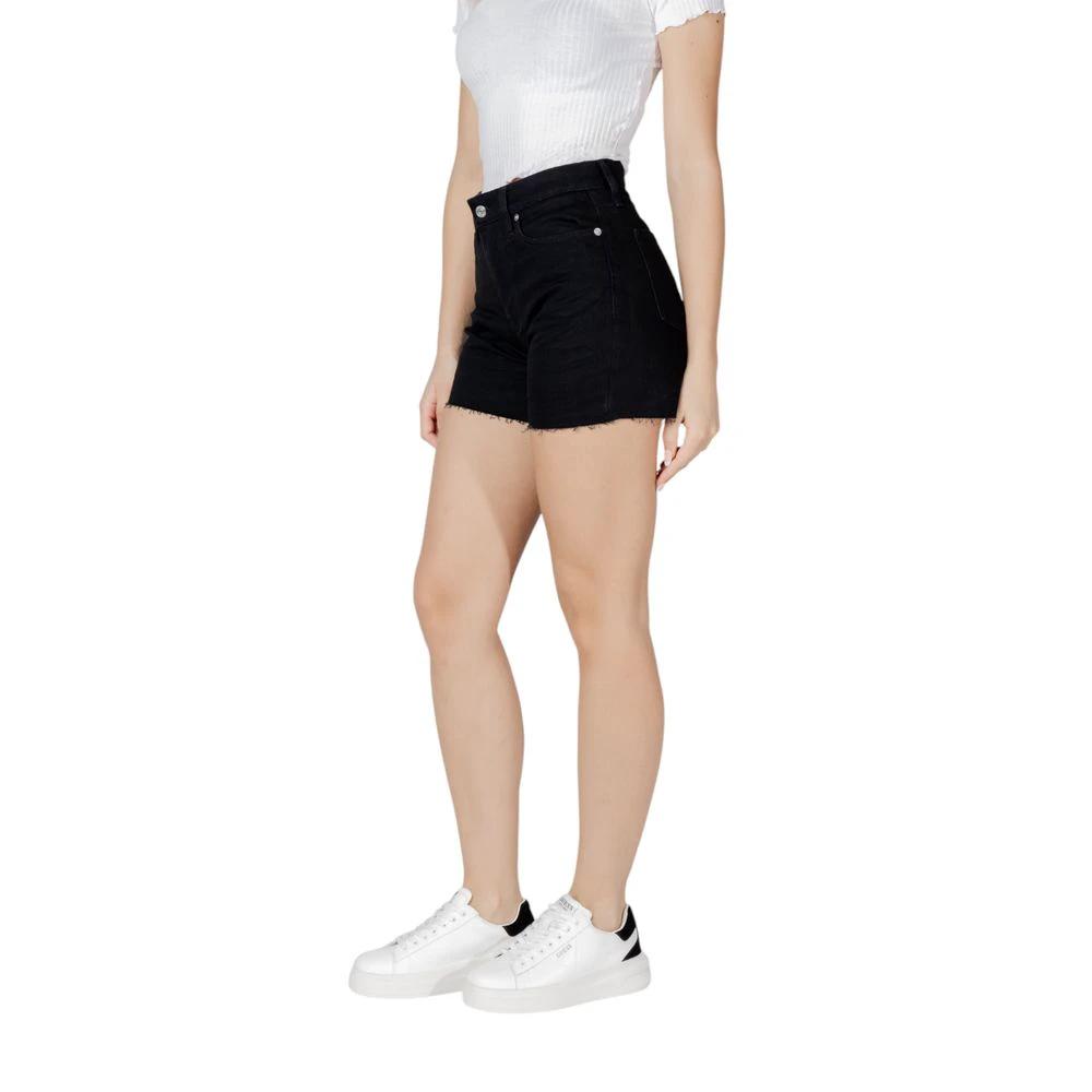 Calvin Klein Jeans Black Cotton Shorts by Calvin Klein Jeans