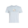 Calvin Klein Jeans Blue Recycled Cotton T-Shirt by Calvin Klein Jeans