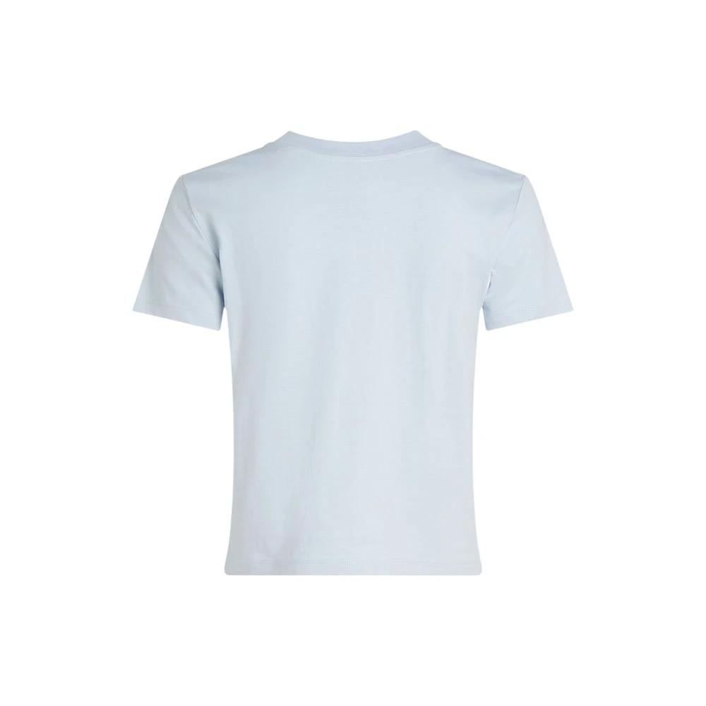 Calvin Klein Jeans Blue Recycled Cotton T-Shirt by Calvin Klein Jeans