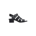 Sandales plates noires en polyester Calvin Klein Jeans