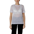 T-shirt blanc en polyester Armani Exchange