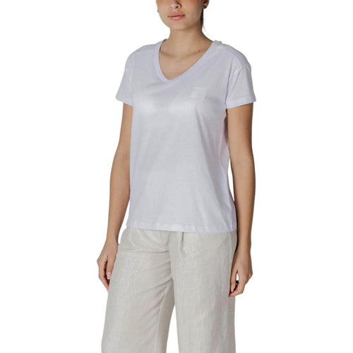 Armani Exchange White Cotton T-Shirt by Armani Exchange