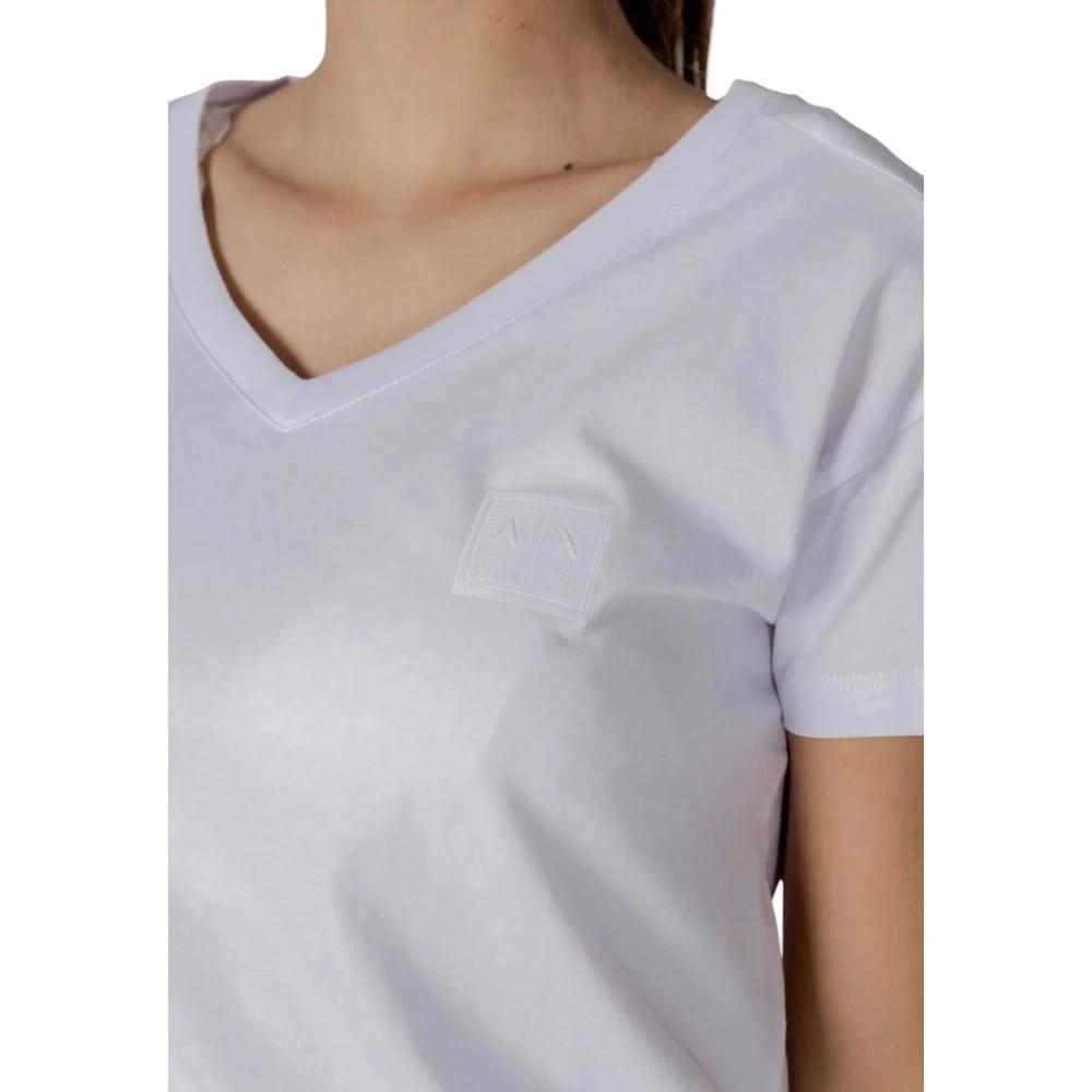 Armani Exchange White Cotton T-Shirt by Armani Exchange