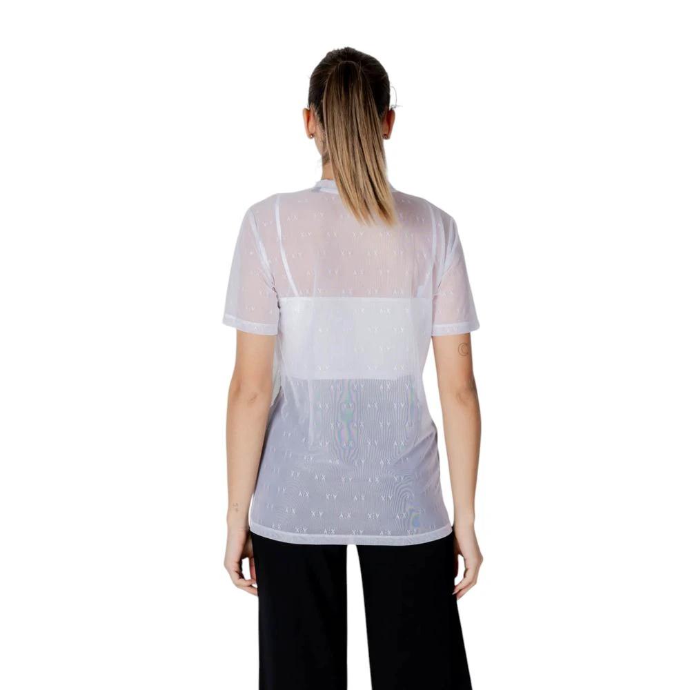 Armani Exchange White Polyamide T-Shirt by Armani Exchange