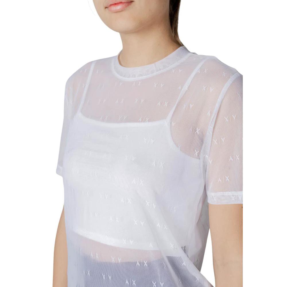 Armani Exchange White Polyamide T-Shirt by Armani Exchange