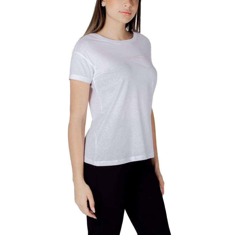 Armani Exchange White Cotton T-Shirt by Armani Exchange