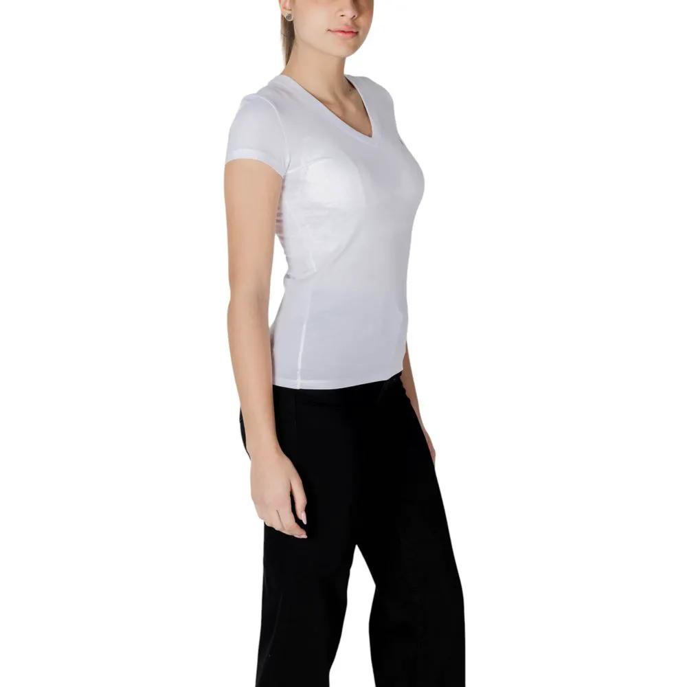 T-shirt blanc en coton Armani Exchange