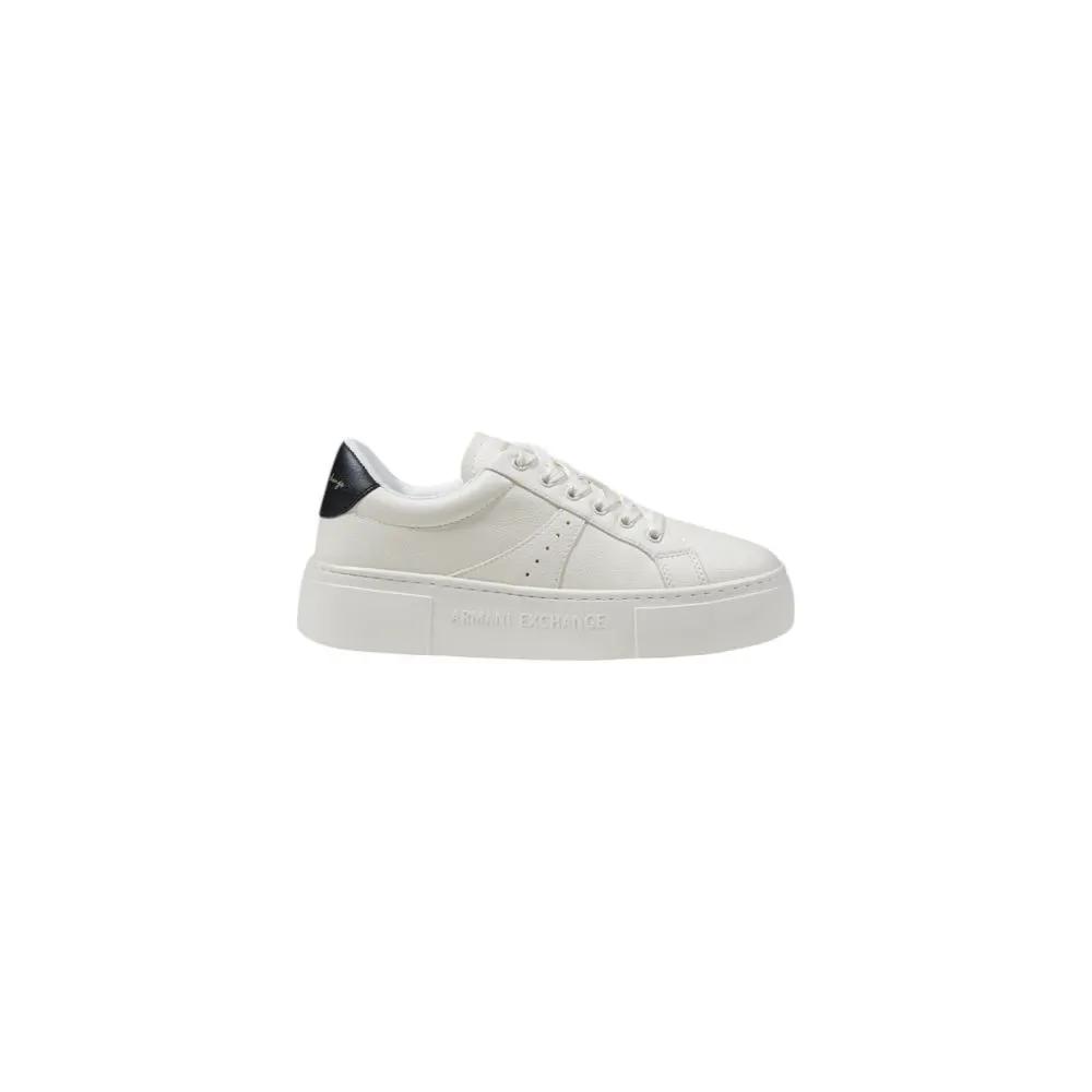 Baskets épaisses en polyester noir Armani Exchange