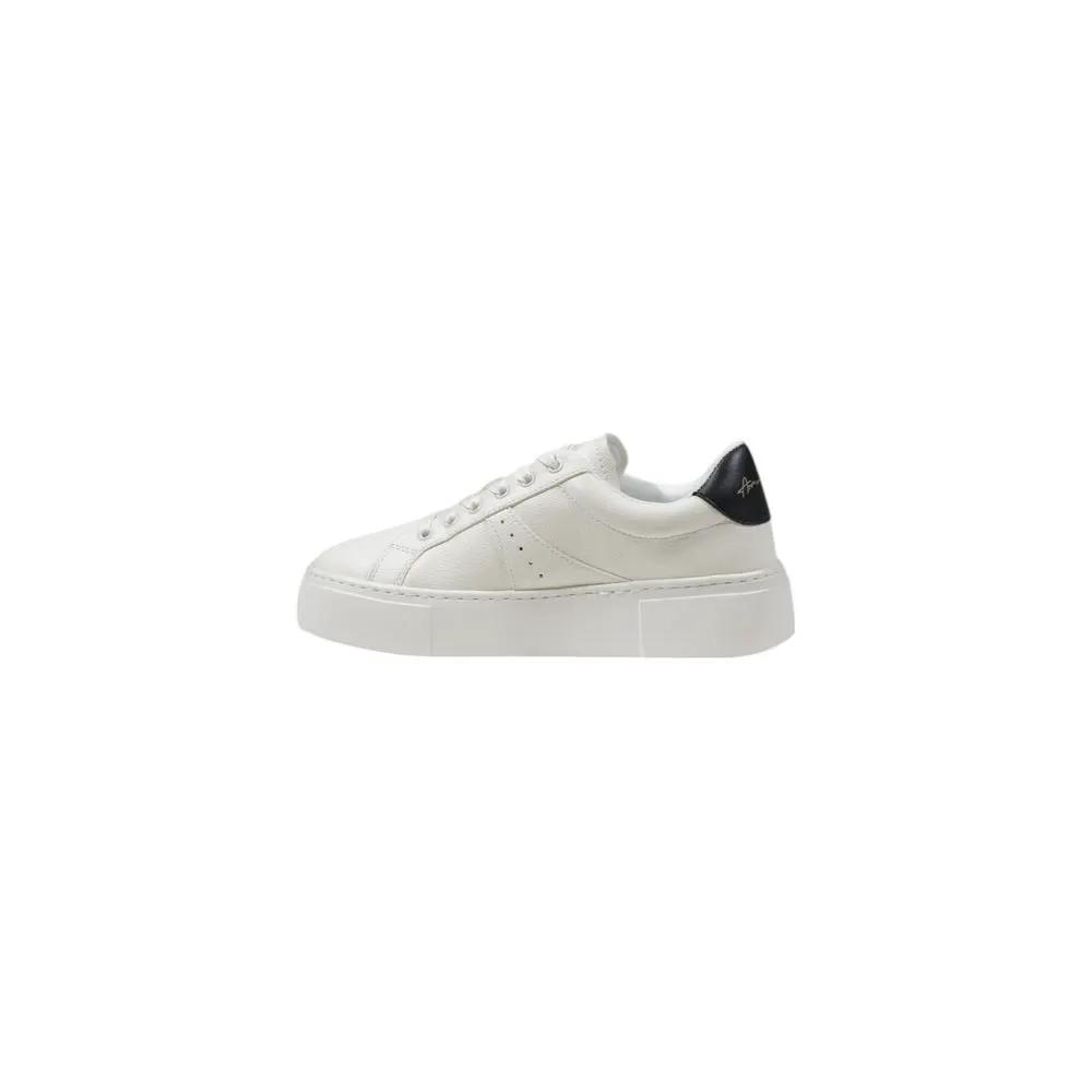 Baskets épaisses en polyester noir Armani Exchange