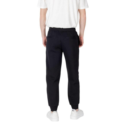 Armani Exchange Black Cotton Joggers (Workout Pants) by Armani Exchange