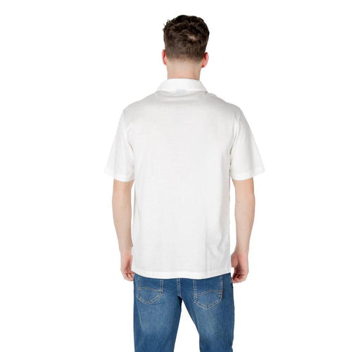 Armani Exchange White Cotton Polo Shirt by Armani Exchange