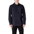 Armani Exchange Blue Cotton Pattern Shirt by Armani Exchange