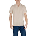EA7 Emporio Armani Beige Cotton Polo Shirt by EA7 Emporio Armani